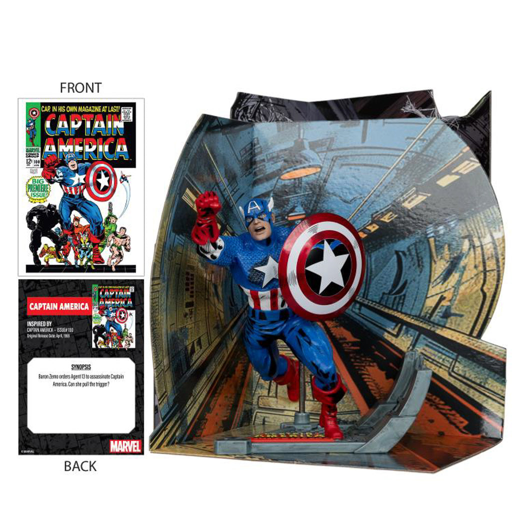Figura Capitão América - Marvel Comics - 1/10 Scale - McFarlane