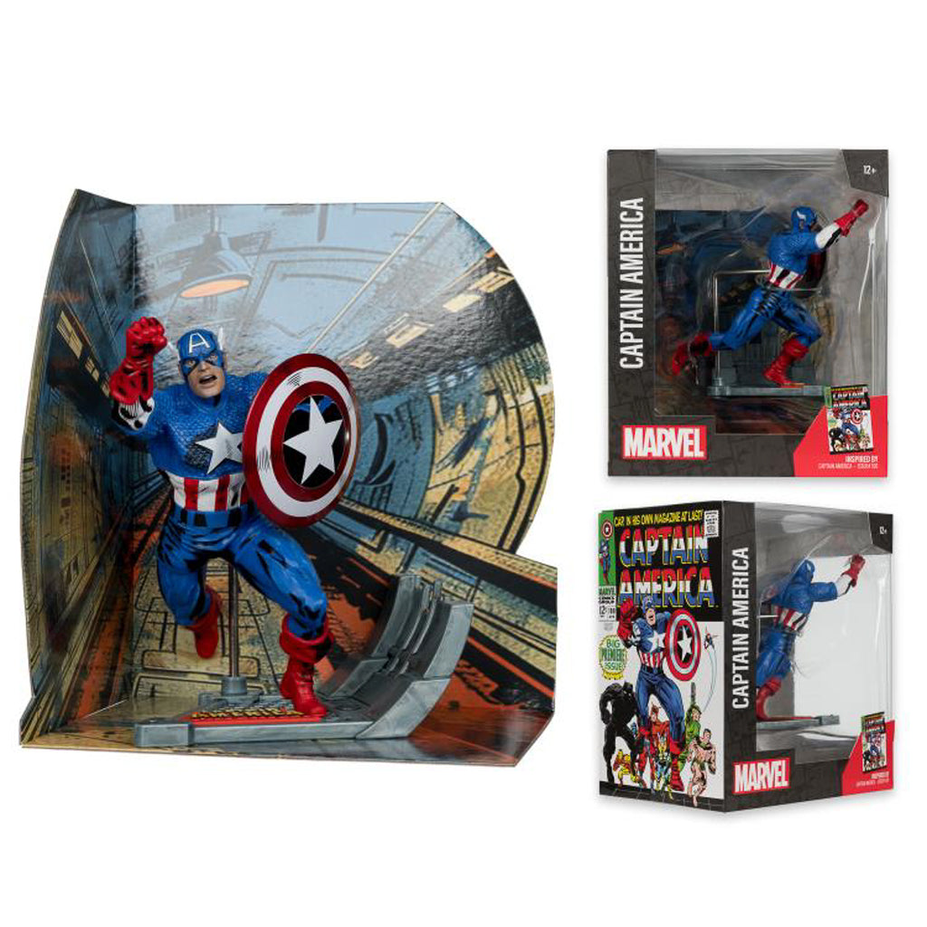 Figura Capitão América - Marvel Comics - 1/10 Scale - McFarlane