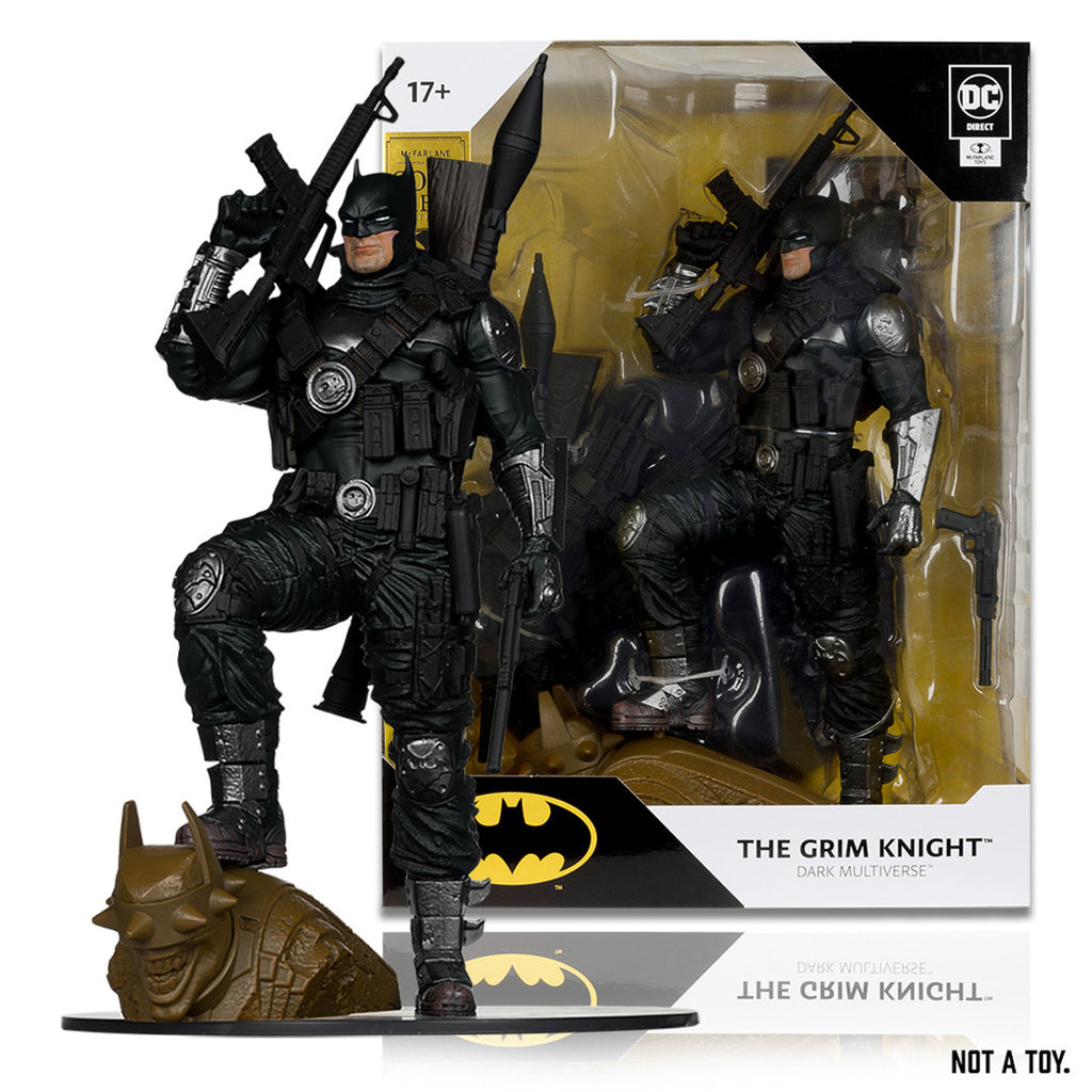 Figura Batman The Grim Knight Dark Multiverse Gold Label Exclusive - DC Comics - 1/6 Scale - McFarlane