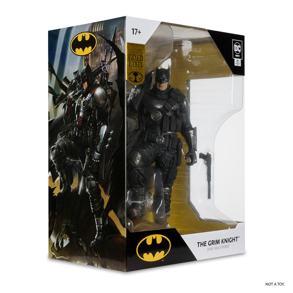 Figura Batman The Grim Knight Dark Multiverse Gold Label Exclusive - DC Comics - 1/6 Scale - McFarlane
