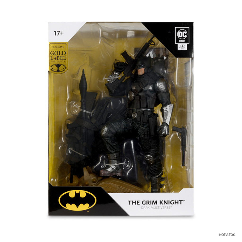 Figura Batman The Grim Knight Dark Multiverse Gold Label Exclusive - DC Comics - 1/6 Scale - McFarlane
