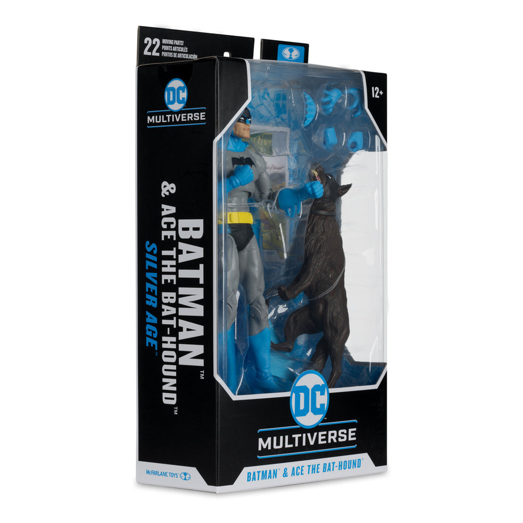 Figura Batman and Ace the Bat-Hound Silver Age - DC Comics - 7 Scale - McFarlane