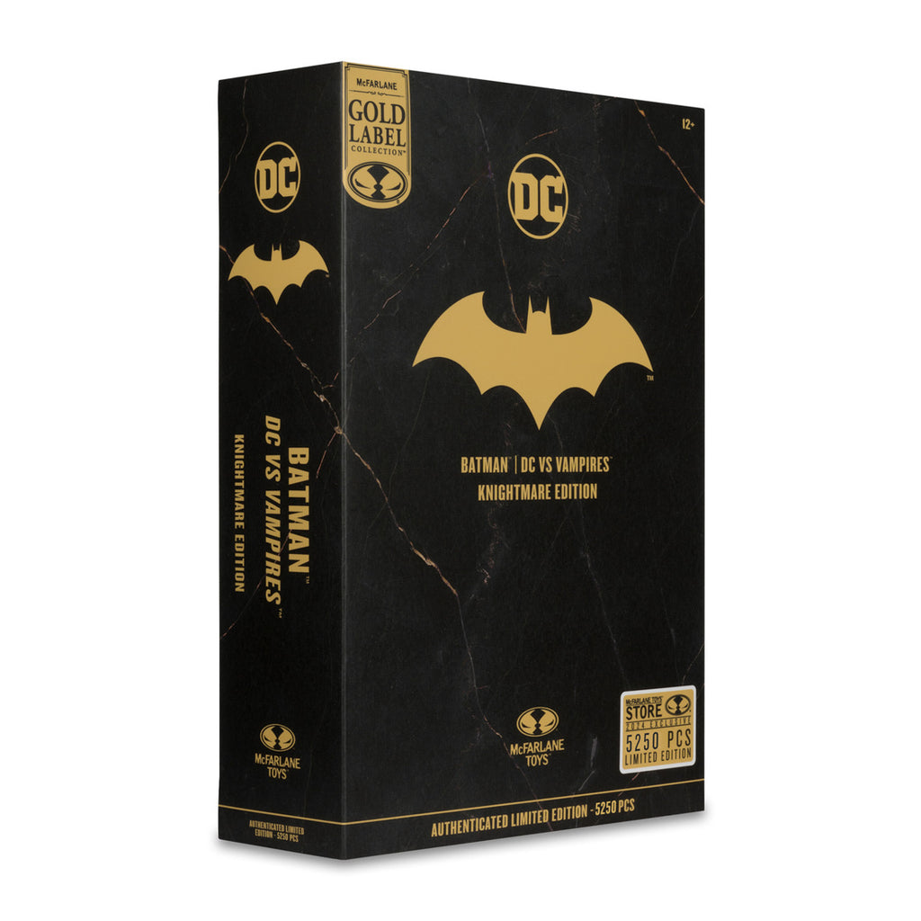 Figura Batman (DC vs Vampires) Knightmare Edition Gold Label - DC Comics - 7 Scale - McFarlane