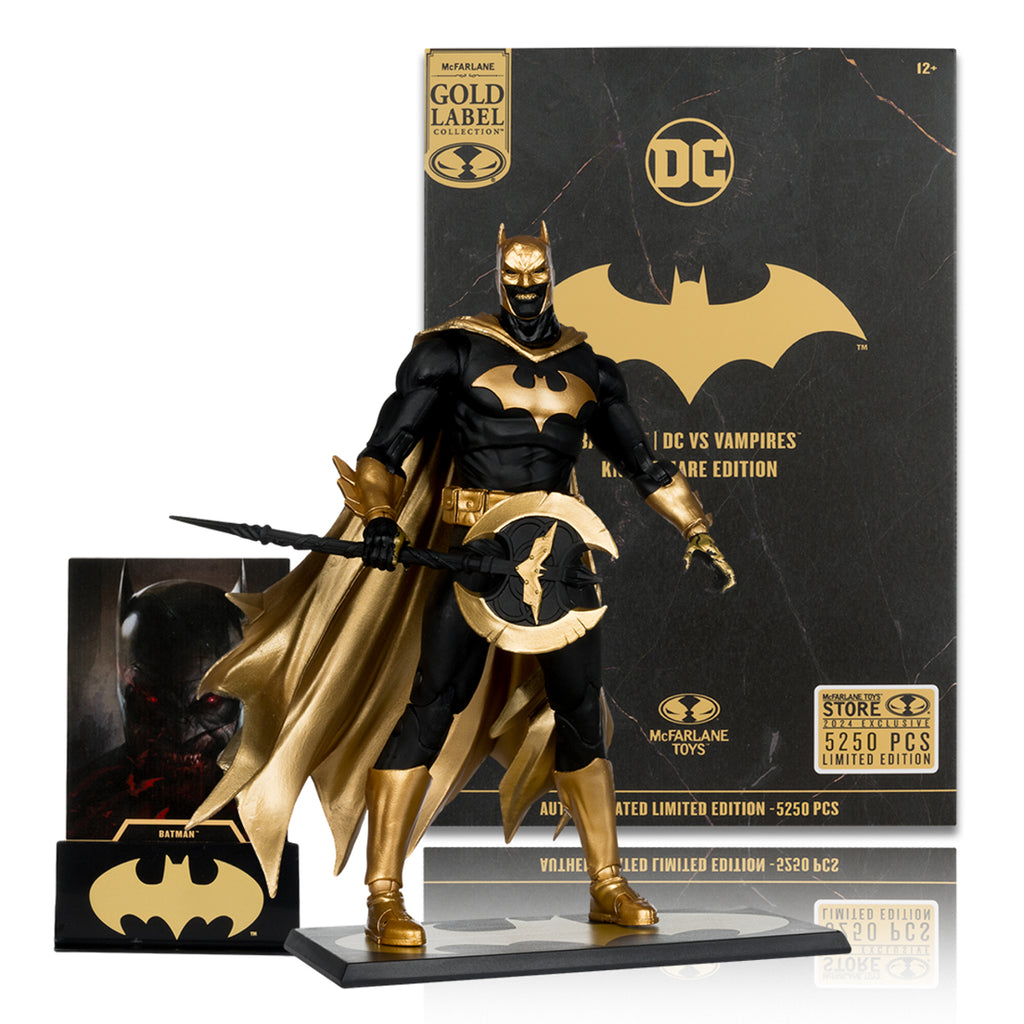 Figura Batman (DC vs Vampires) Knightmare Edition Gold Label - DC Comics - 7 Scale - McFarlane