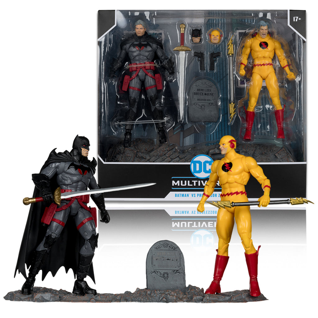 Figura Thomas Wayne Batman and Zoom (Flashpoint) - DC Comics - 7 Scale - McFarlane