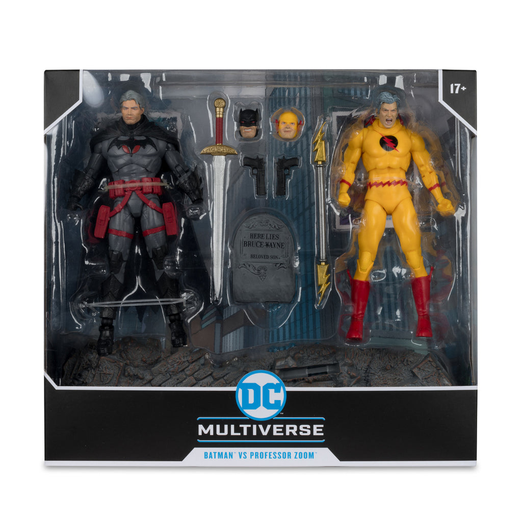Figura Thomas Wayne Batman and Zoom (Flashpoint) - DC Comics - 7 Scale - McFarlane