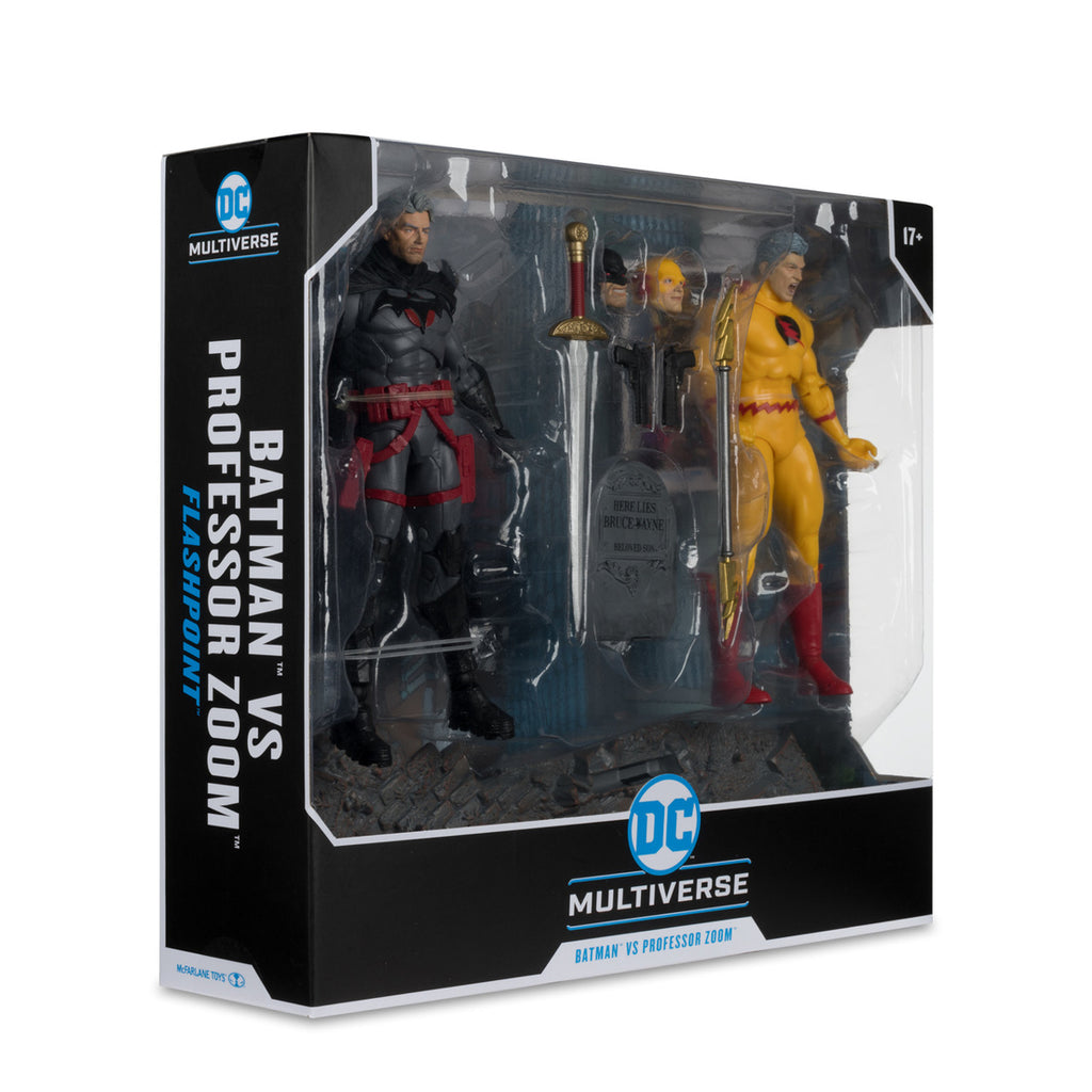 Figura Thomas Wayne Batman and Zoom (Flashpoint) - DC Comics - 7 Scale - McFarlane