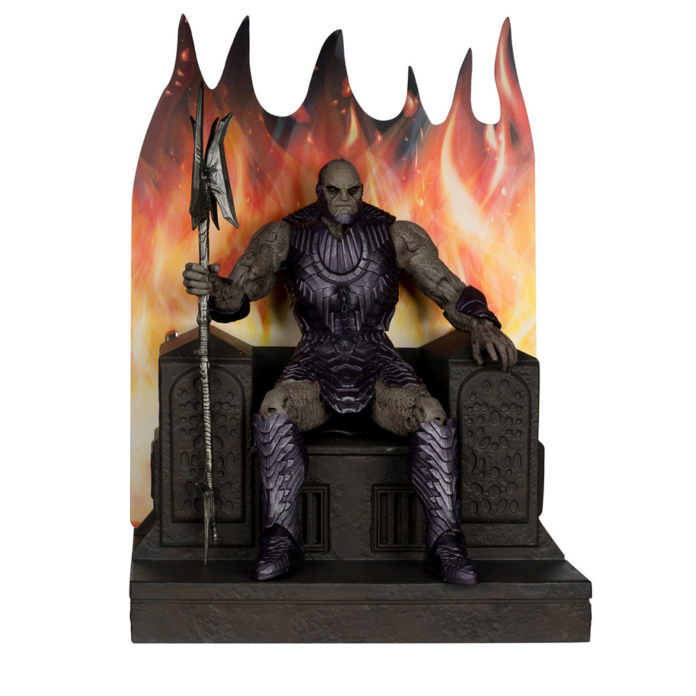 Figura Darkseid With Armor and Throne - DC - Megafig Gold Label Ex - McFarlane