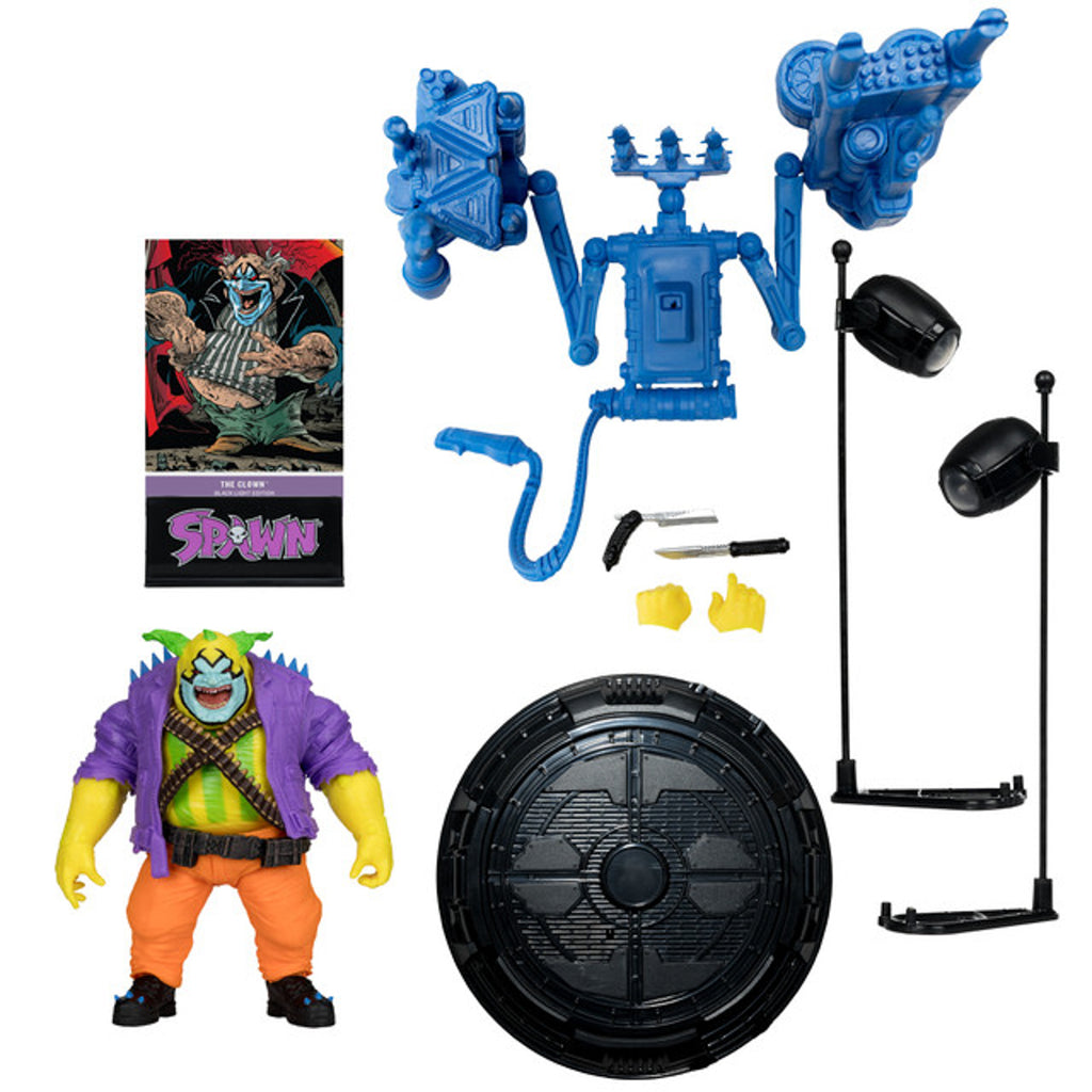 Figura Spawn The Clown Black Light Edition Ex - Spawn - 7 Scale - McFarlane