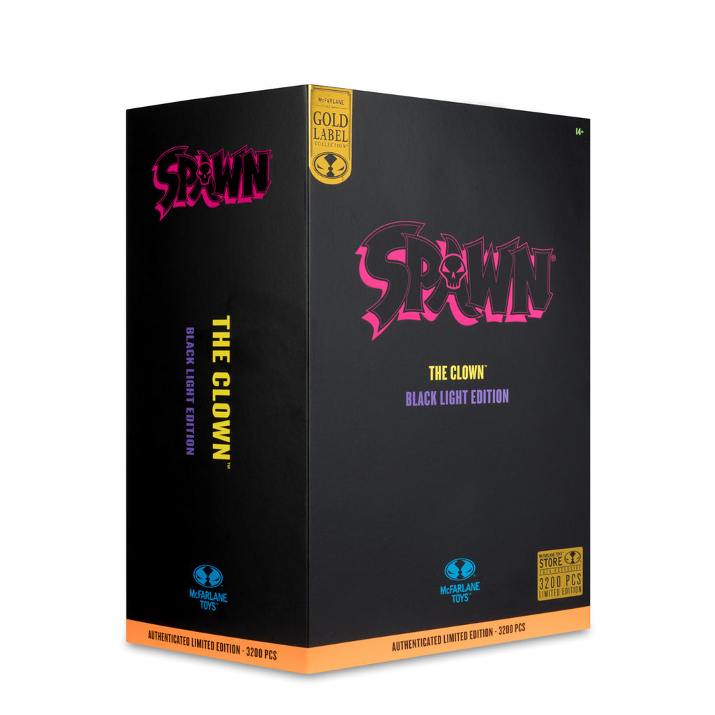 Figura Spawn The Clown Black Light Edition Ex - Spawn - 7 Scale - McFarlane