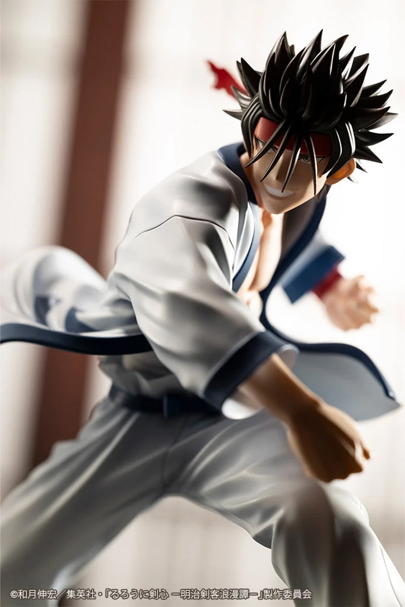 Estátua Sanosuke Sagara - Rurouni Kenshin - ArtFx J - Kotobukiya