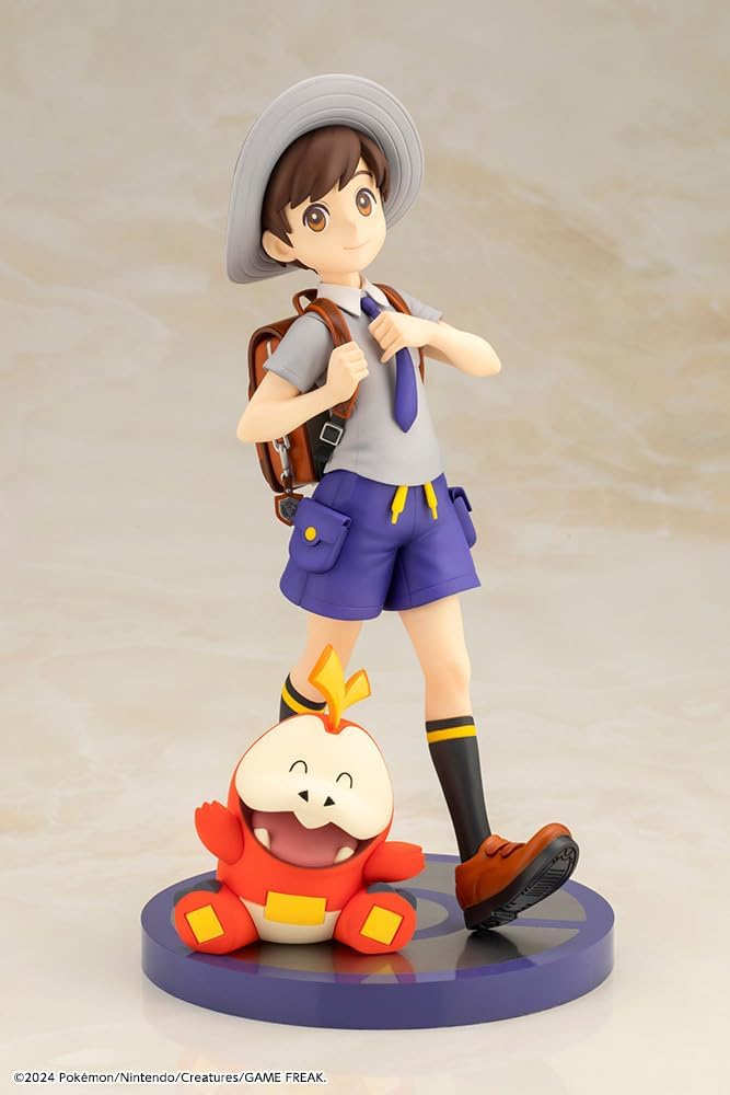 Estátua Florian with Fuecoco - Pokemon - ArtFx J - Kotobukiya
