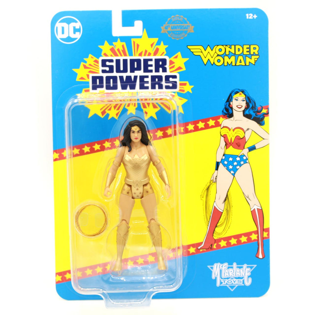 Figura Wonder Woman Gold - DC Comics - Super Powers 5