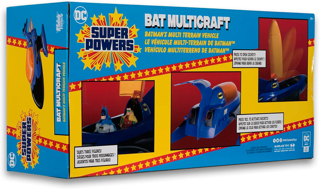 Figura Vehicle The Bat Multicraft Batman's Multi Terrain - DC Comics - Super Powers - McFarlane