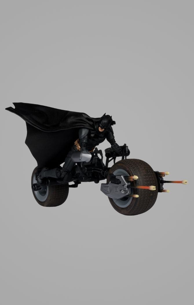 Figura Batpod With Batman - DC - DC Multiverse Vehicles - McFarlane