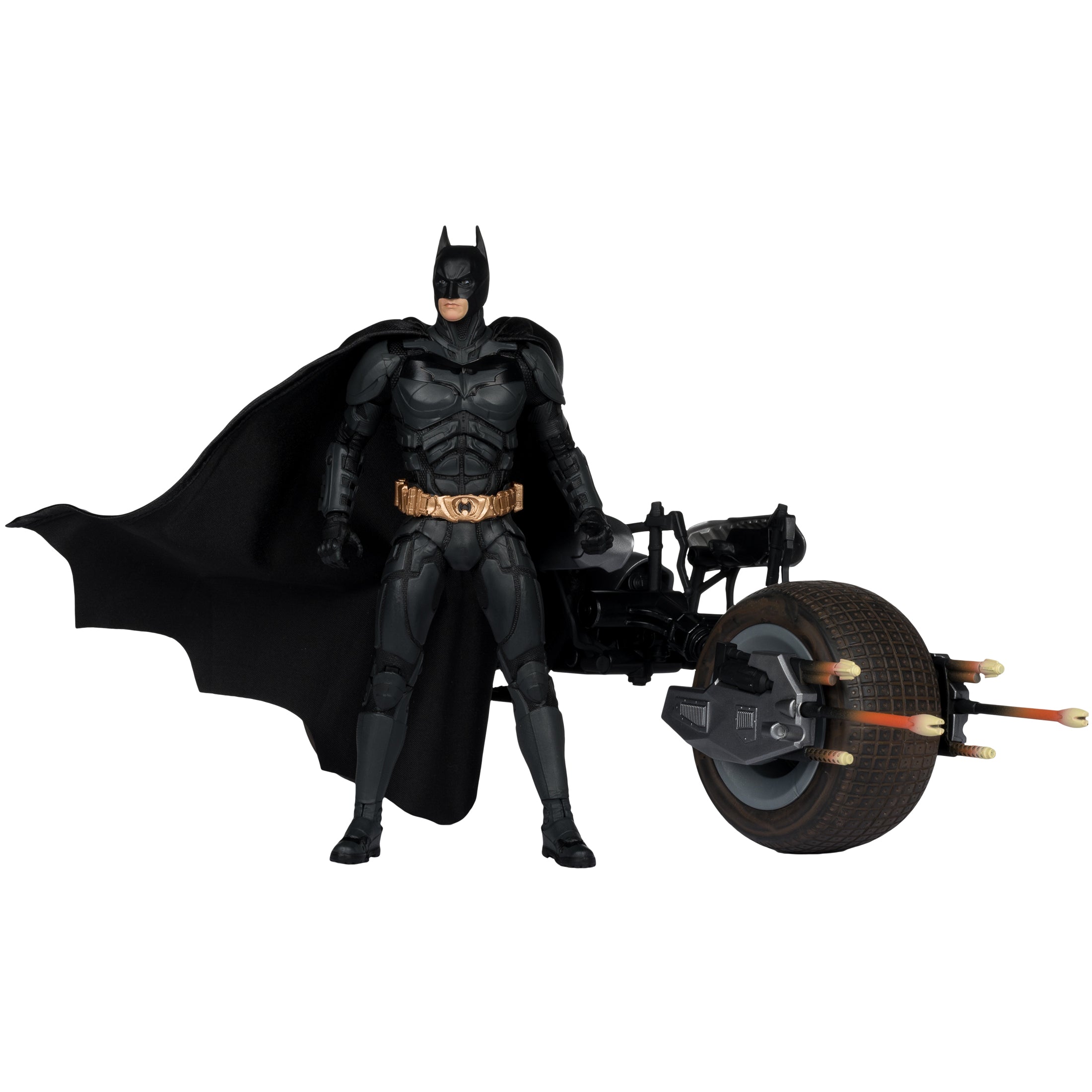 BATMAN & BAT-POD フィギュアセット Figura Batpod With Batman - DC - DC Multiverse Vehicles