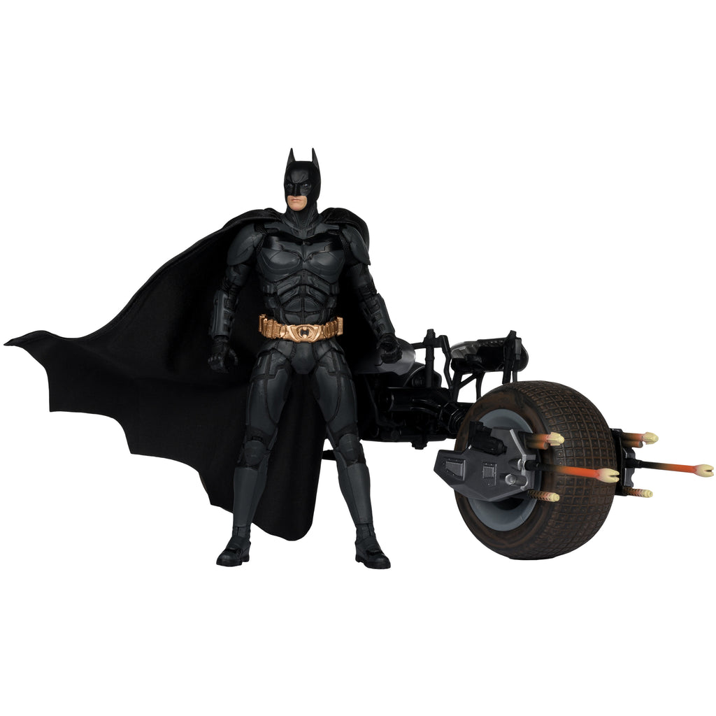 Figura Batpod With Batman - DC - DC Multiverse Vehicles - McFarlane