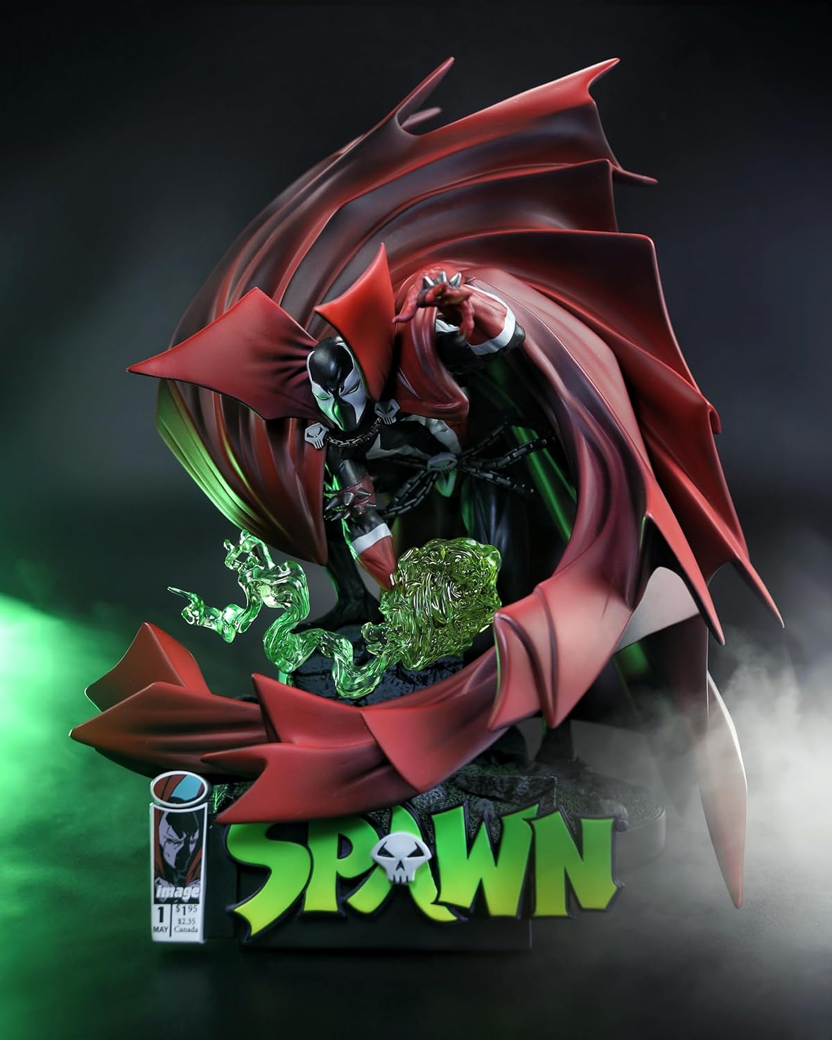 Estátua Spawn Black White and Red All Over - Spawn - 1/10 Scale