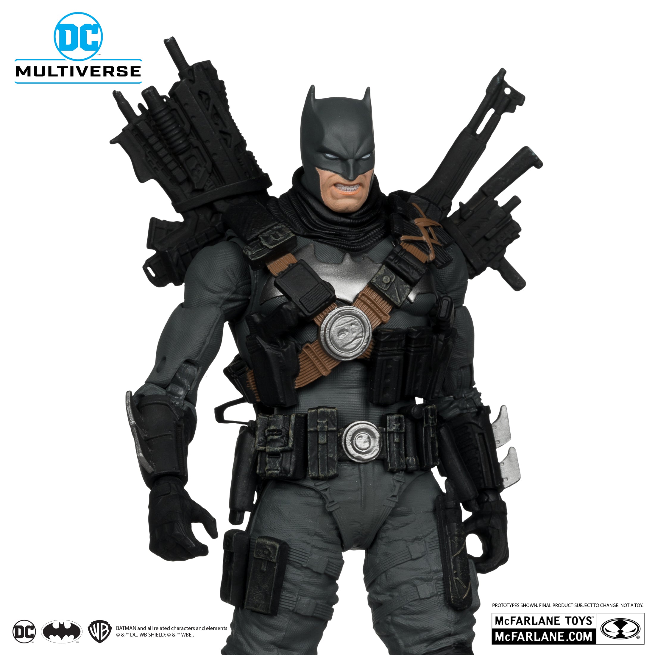アメコミ McFARLANE TOYS DC Multiverse Grim Knight Figura The Grim Knight (B&W with Accent) - DC Multiverse - 7