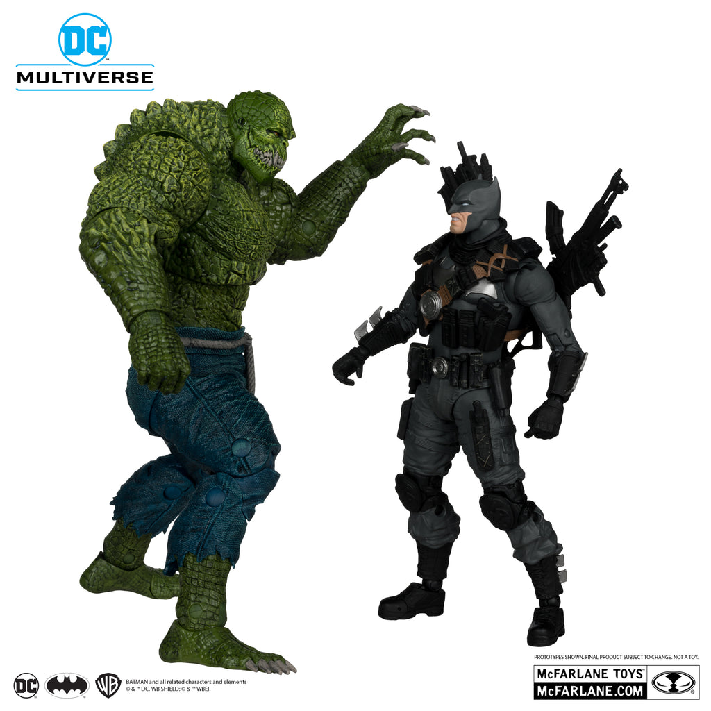Figura The Grim Knight vs Killer Croc (Dark Multiverse) - DC Comics - 7 Scale - McFarlane