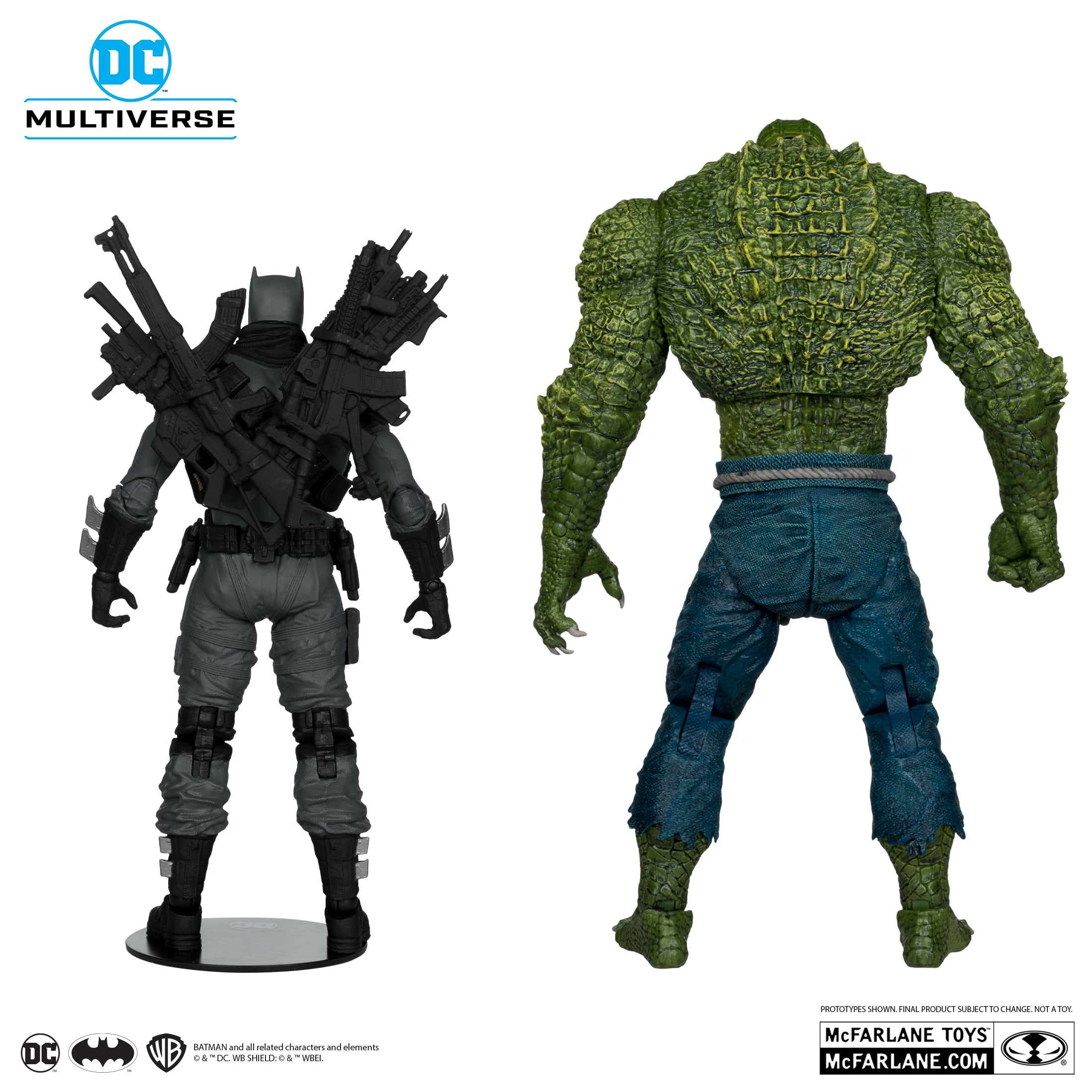 Figura The Grim Knight vs Killer Croc (Dark Multiverse) - DC
