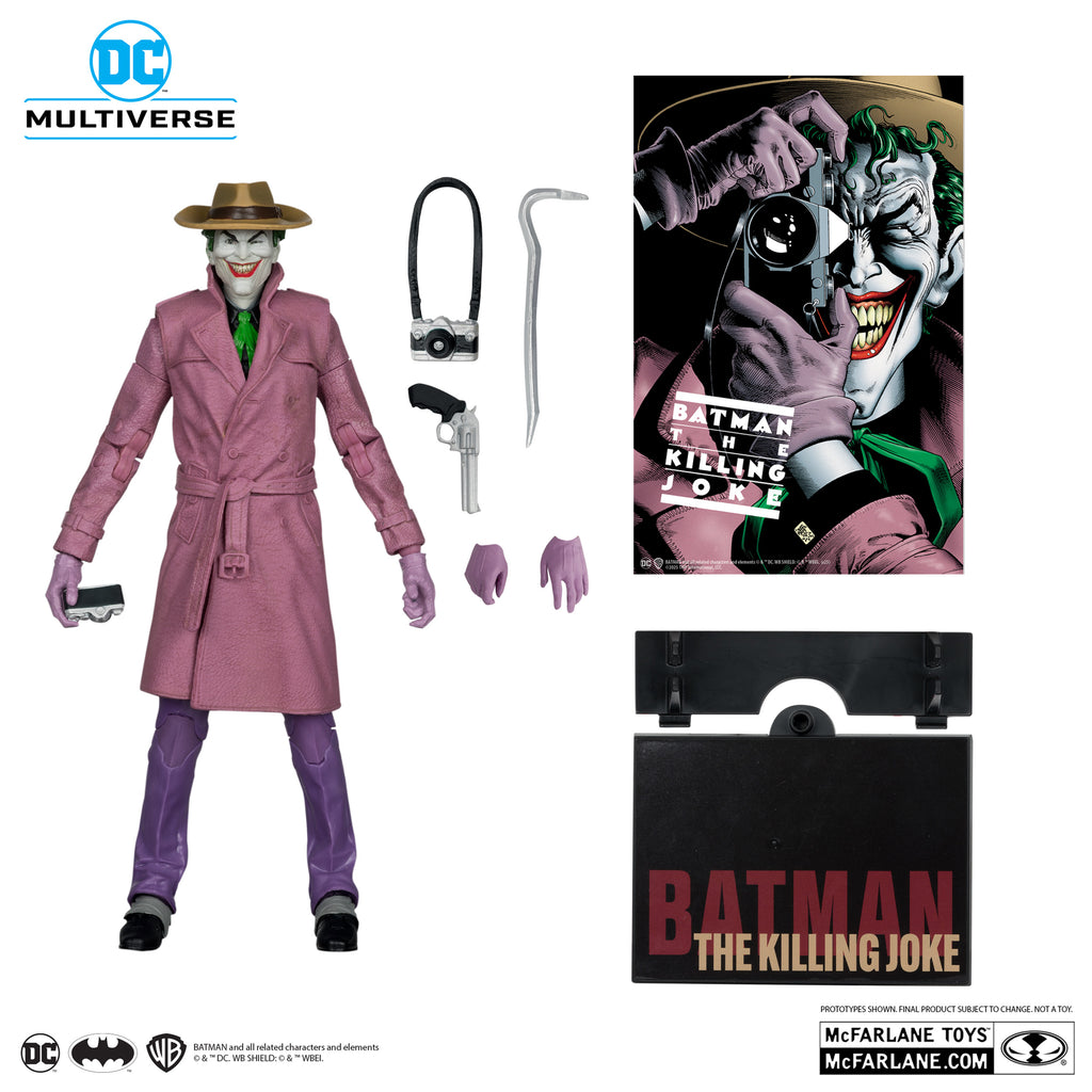 Figura THE JOKER (BATMAN: THE KILLING JOKE) Gold Label Exclusive - DC Comics - 7 Scale - McFarlane