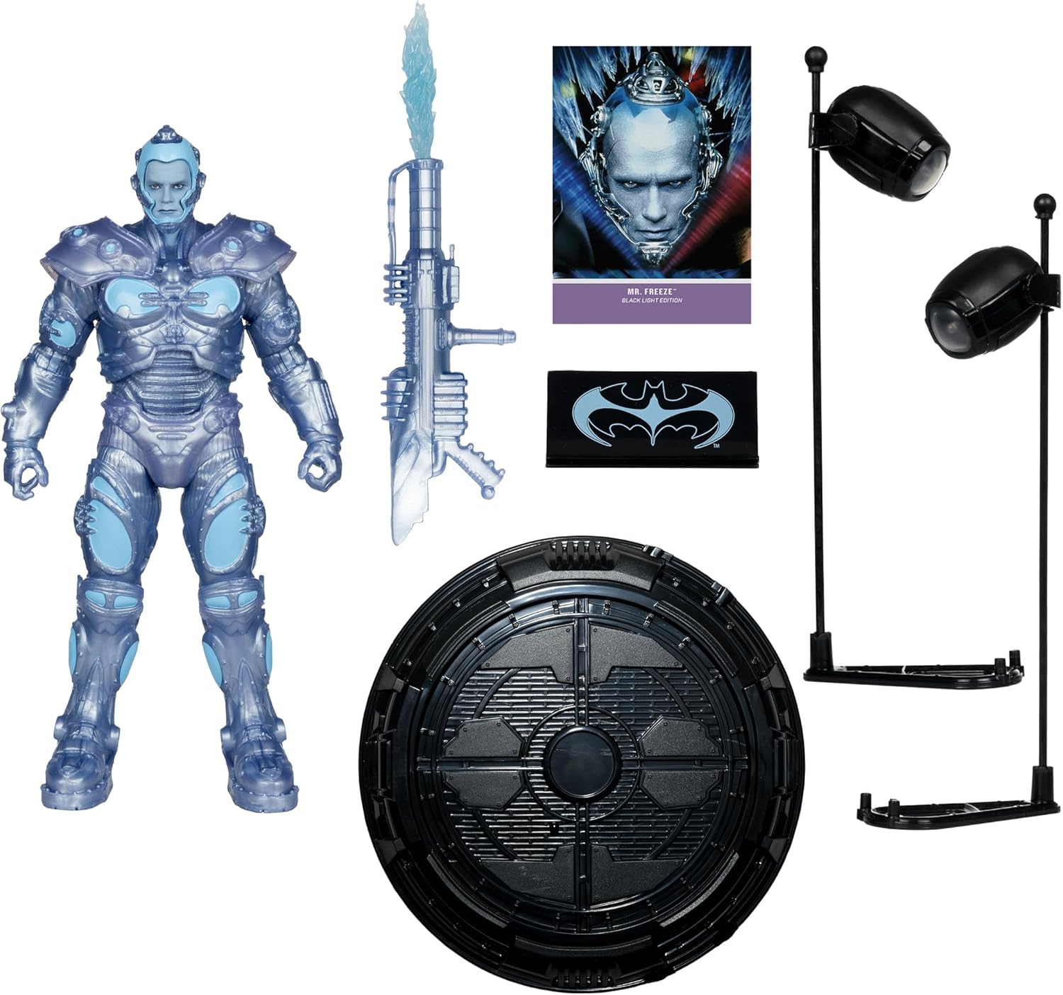 Figura MR. FREEZE (BLACK LIGHT) - BATMAN AND ROBIN - Gold Label