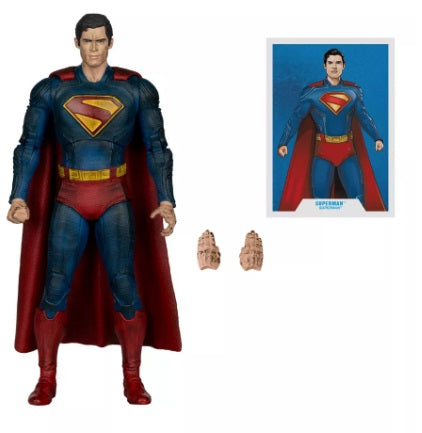 Figura Superman Battle Damage Gold Label - Superman Movie - DC Movie - 7 Scale - McFarlane