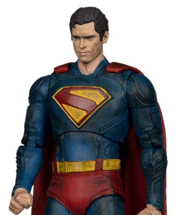 Figura Superman Battle Damage Gold Label - Superman Movie - DC Movie - 7 Scale - McFarlane