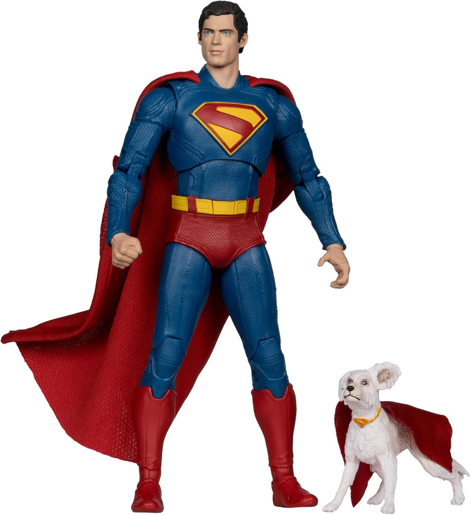 Figura Superman & Krypto - Superman Movie - DC Movie - 7 Scale - McFarlane