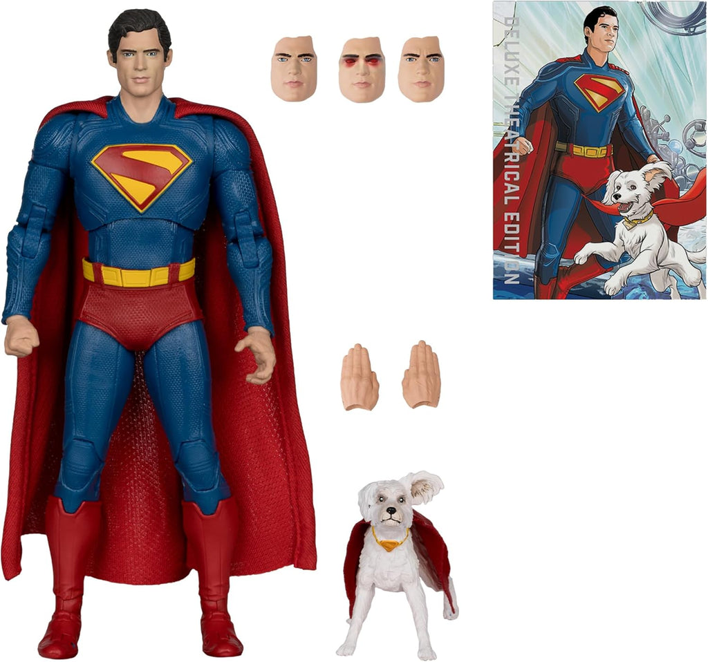 Figura Superman & Krypto - Superman Movie - DC Movie - 7 Scale - McFarlane