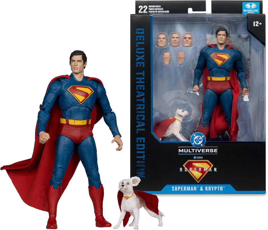 Figura Superman & Krypto - Superman Movie - DC Movie - 7 Scale - McFarlane