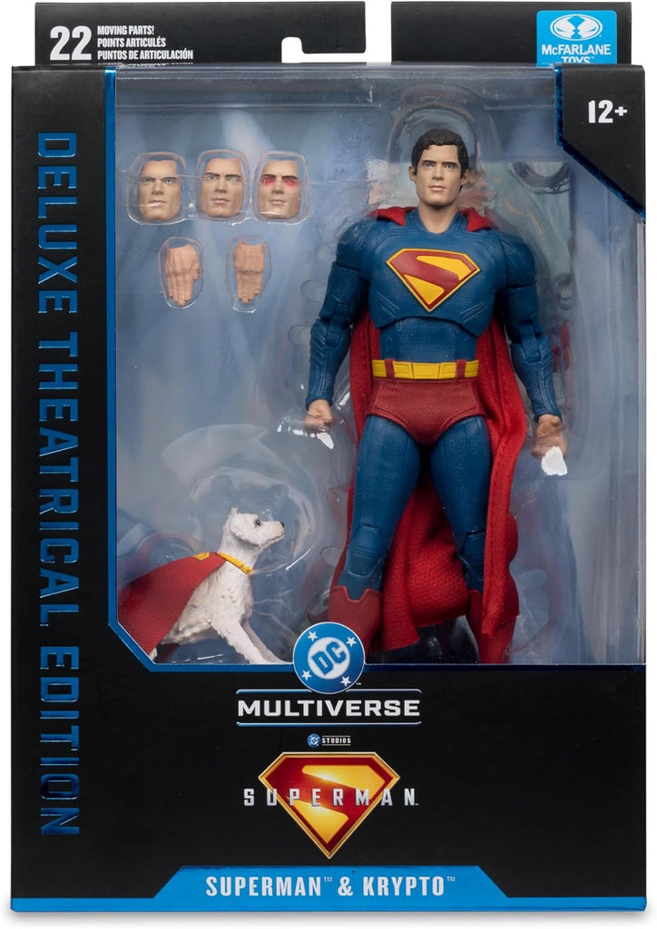 Figura Superman & Krypto - Superman Movie - DC Movie - 7 Scale - McFarlane