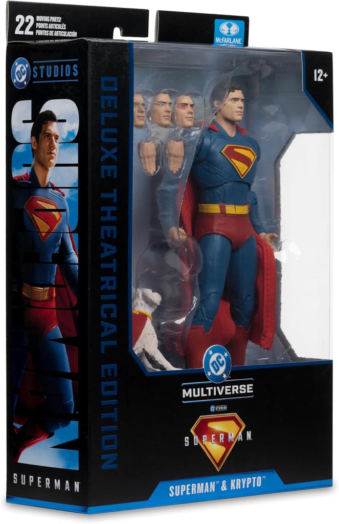 Figura Superman & Krypto - Superman Movie - DC Movie - 7 Scale - McFarlane