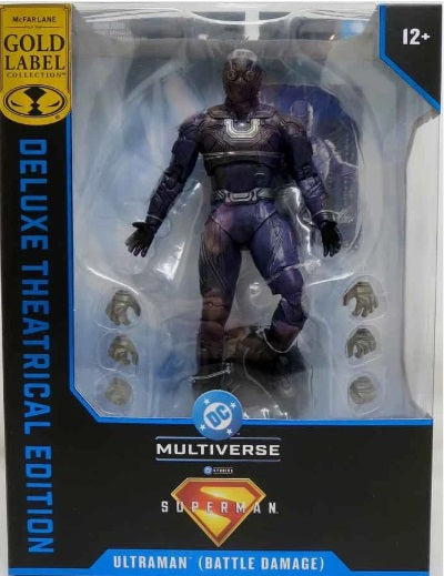 Figura Ultraman (battle Damage) Gold Label - Superman Movie - DC Movie - 7 Scale - McFarlane