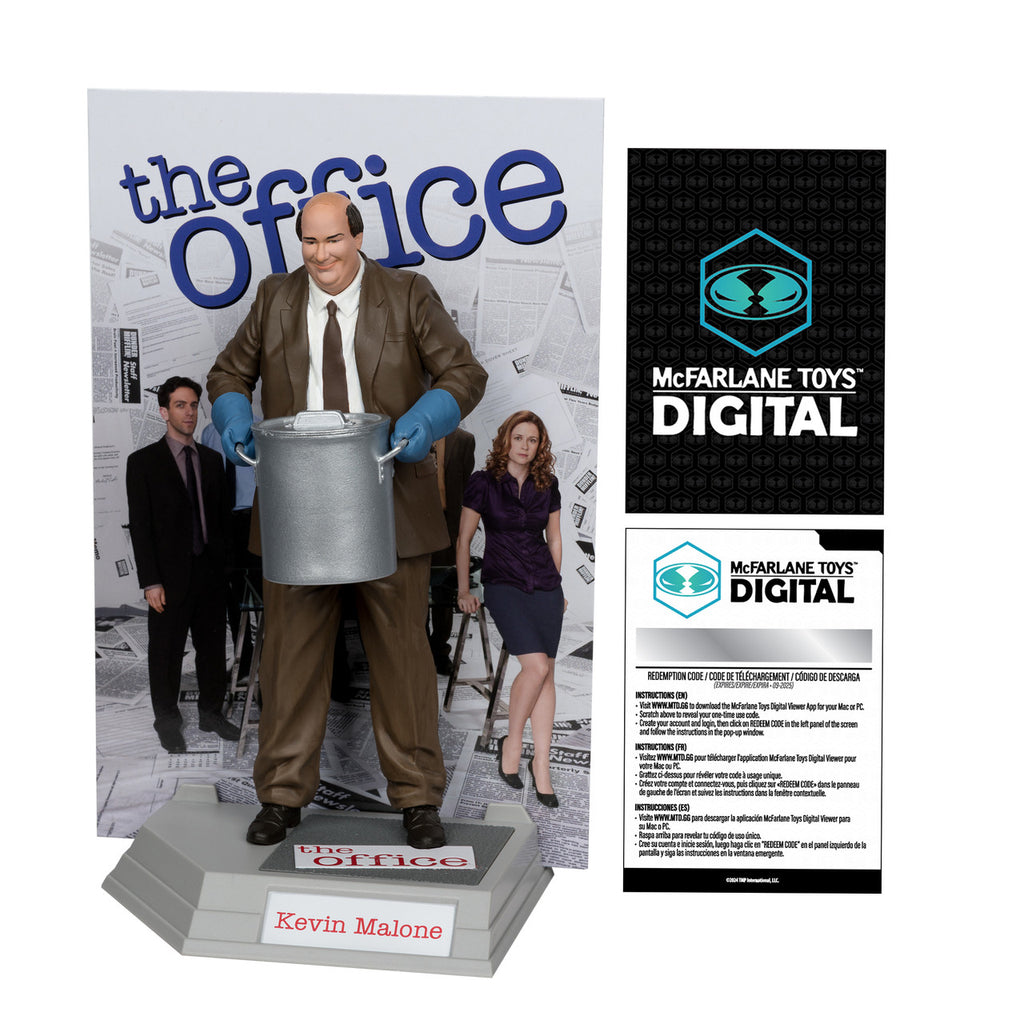 Estátua Kevin Malone - Movie Maniacs - The Office - McFarlane