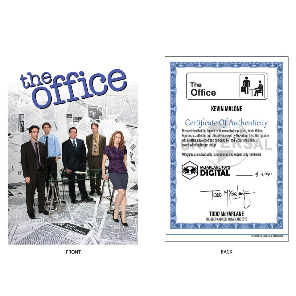 Estátua Kevin Malone - Movie Maniacs - The Office - McFarlane