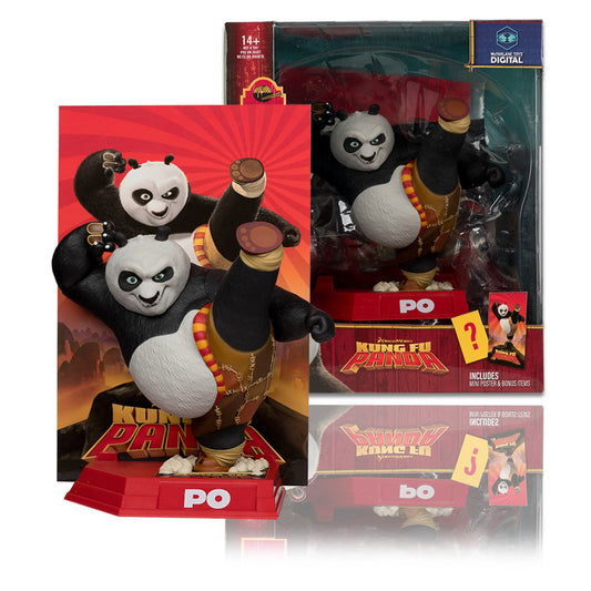 Estátua PO - Movie Maniacs - Kung Fu Panda - McFarlane