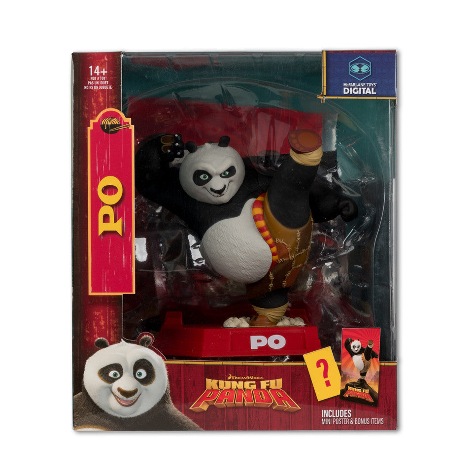 Estátua PO - Movie Maniacs - Kung Fu Panda - McFarlane