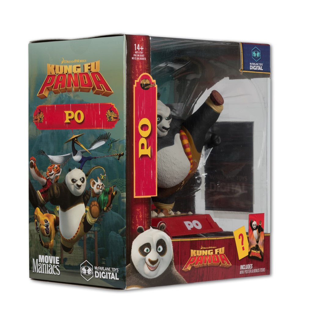 Estátua PO - Movie Maniacs - Kung Fu Panda - McFarlane