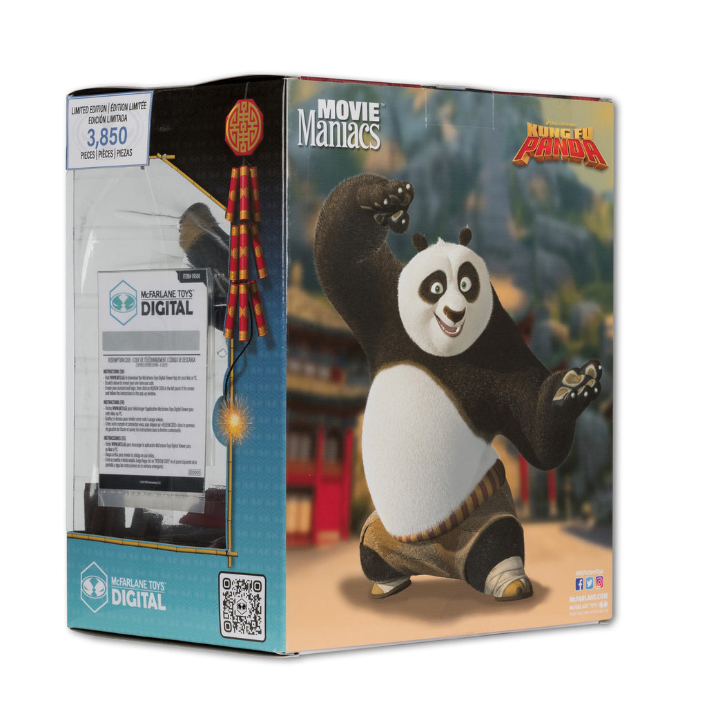 Estátua PO - Movie Maniacs - Kung Fu Panda - McFarlane