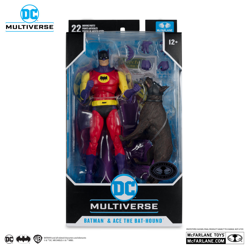 Figura Batman and Ace the Bat-Hound Silver Age (chase)  - DC Comics - 7 Scale - McFarlane