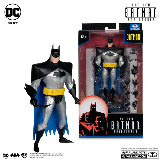 Figura Batman Silver - The New Batman Adventures WV5 - 6" Scale - DC Direct - McFarlane