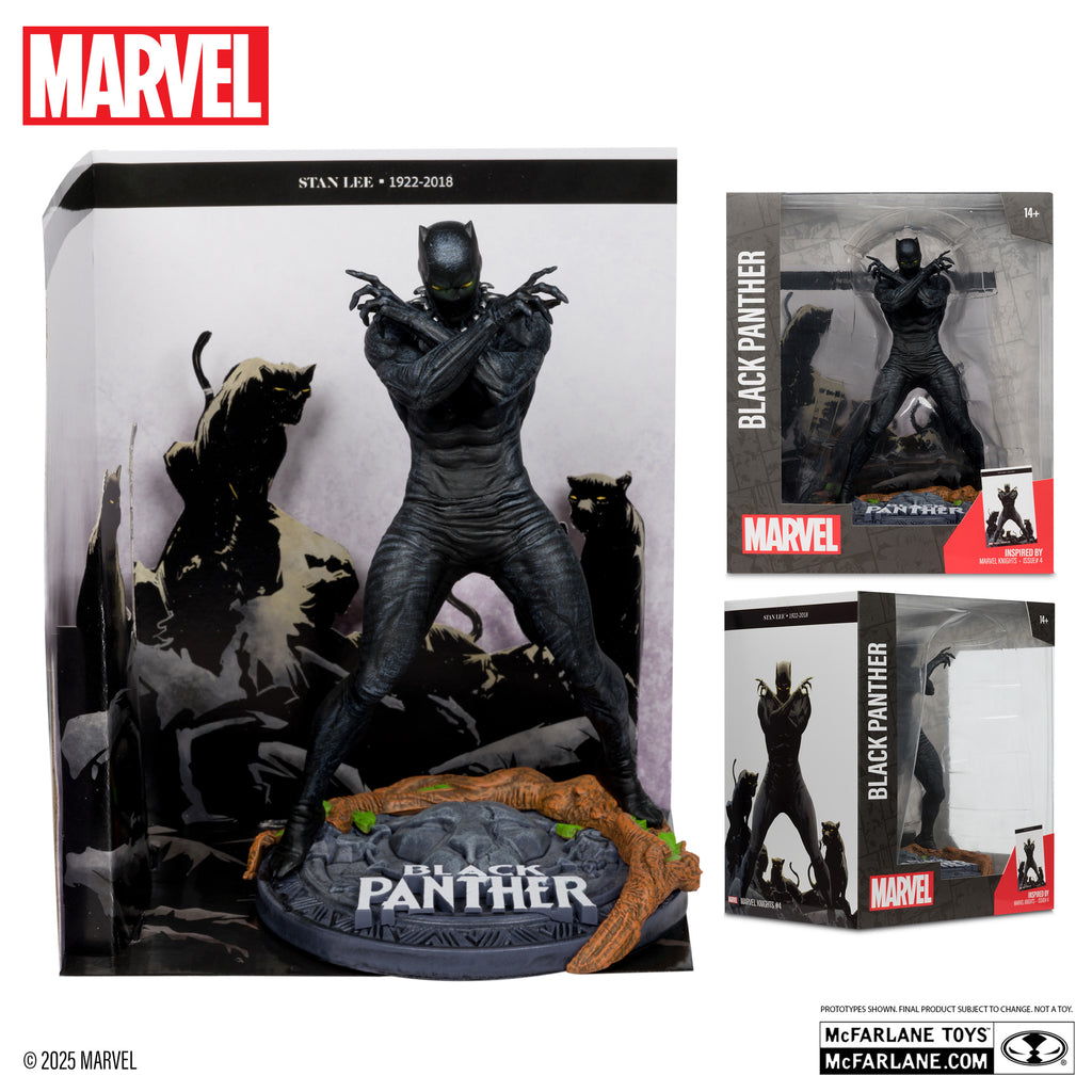 Figura Black Panther - Marvel Knights #4 - Marvel Collection WV4 - 1/10 Scale - McFarlane