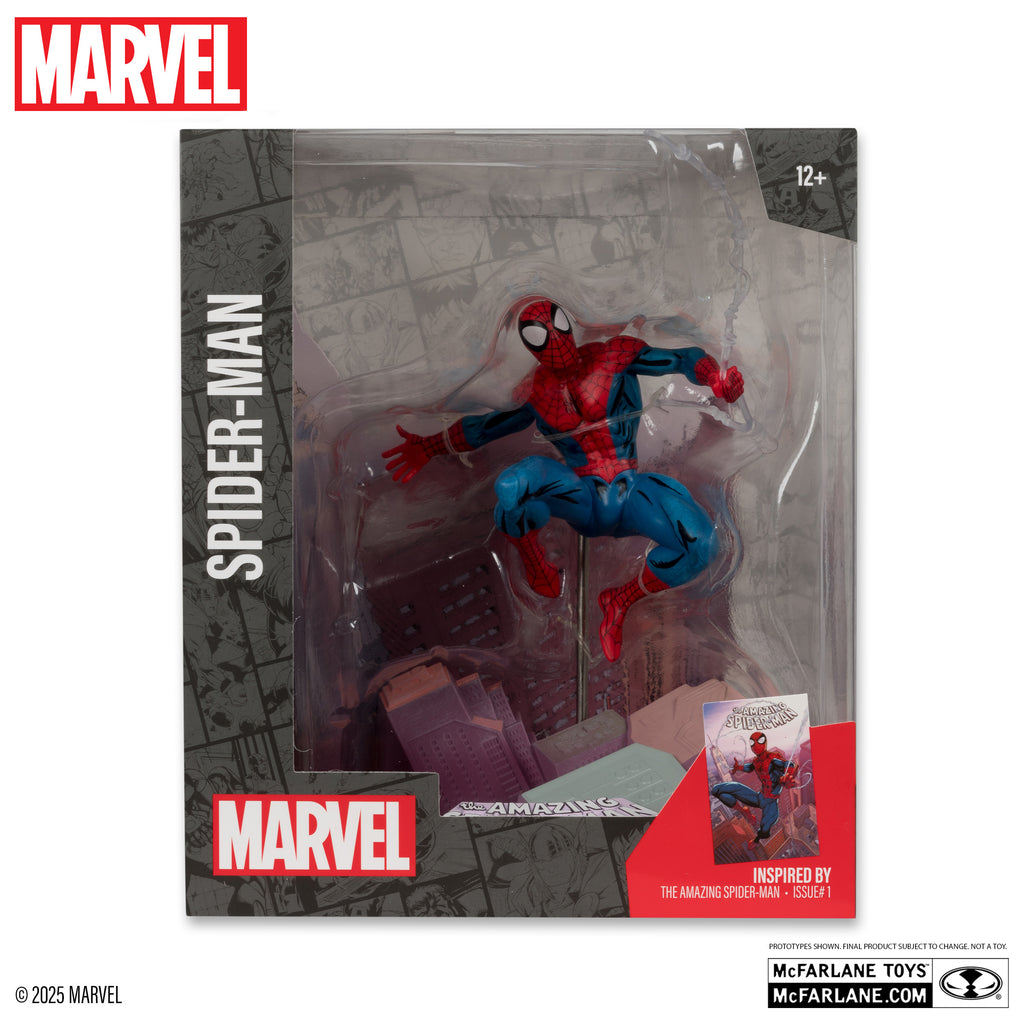 Figura Spider-Man - The Amazing Spider-Man #1 - Marvel Collection WV4 - 1/10 Scale - McFarlane
