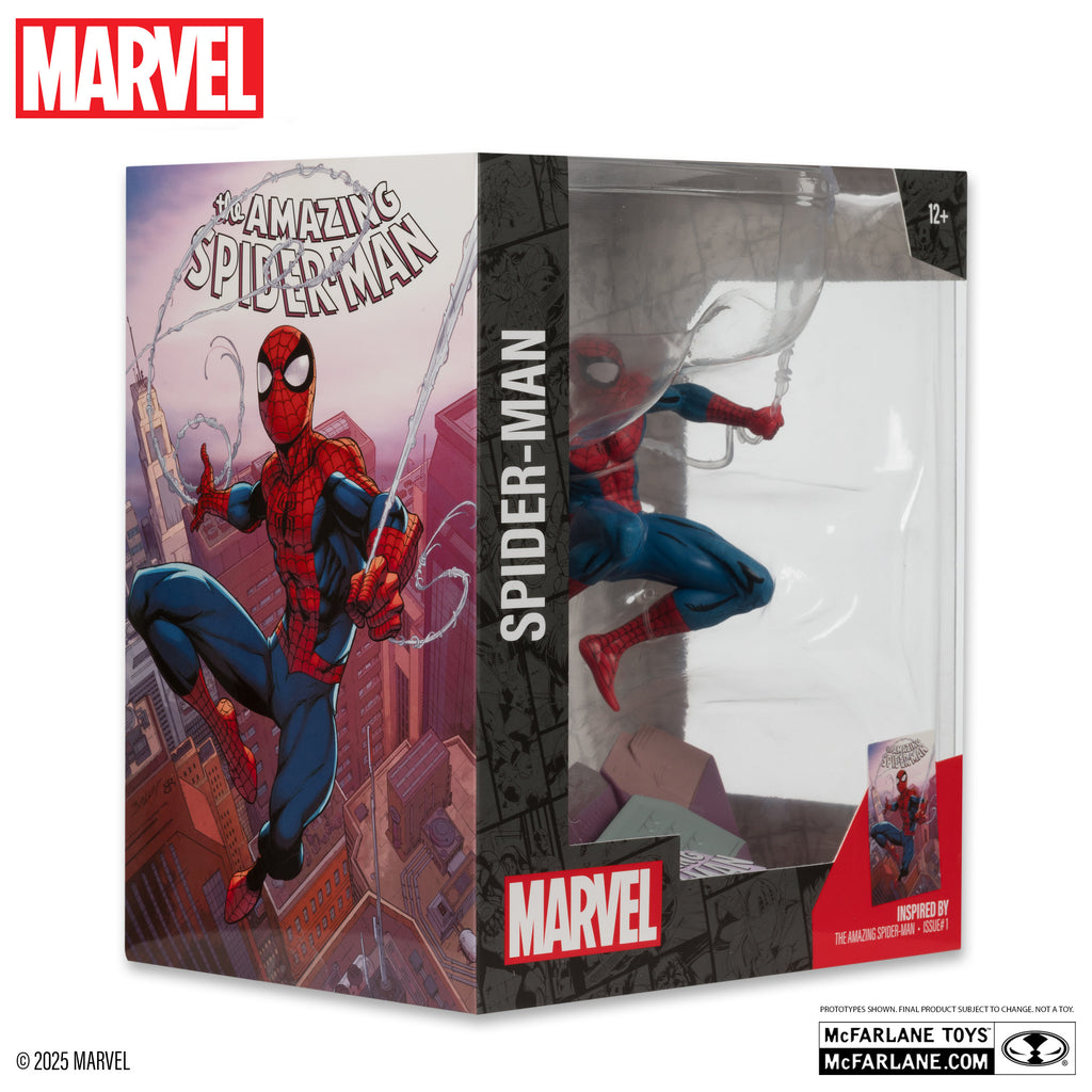 Figura Spider-Man - The Amazing Spider-Man #1 - Marvel Collection WV4 - 1/10 Scale - McFarlane