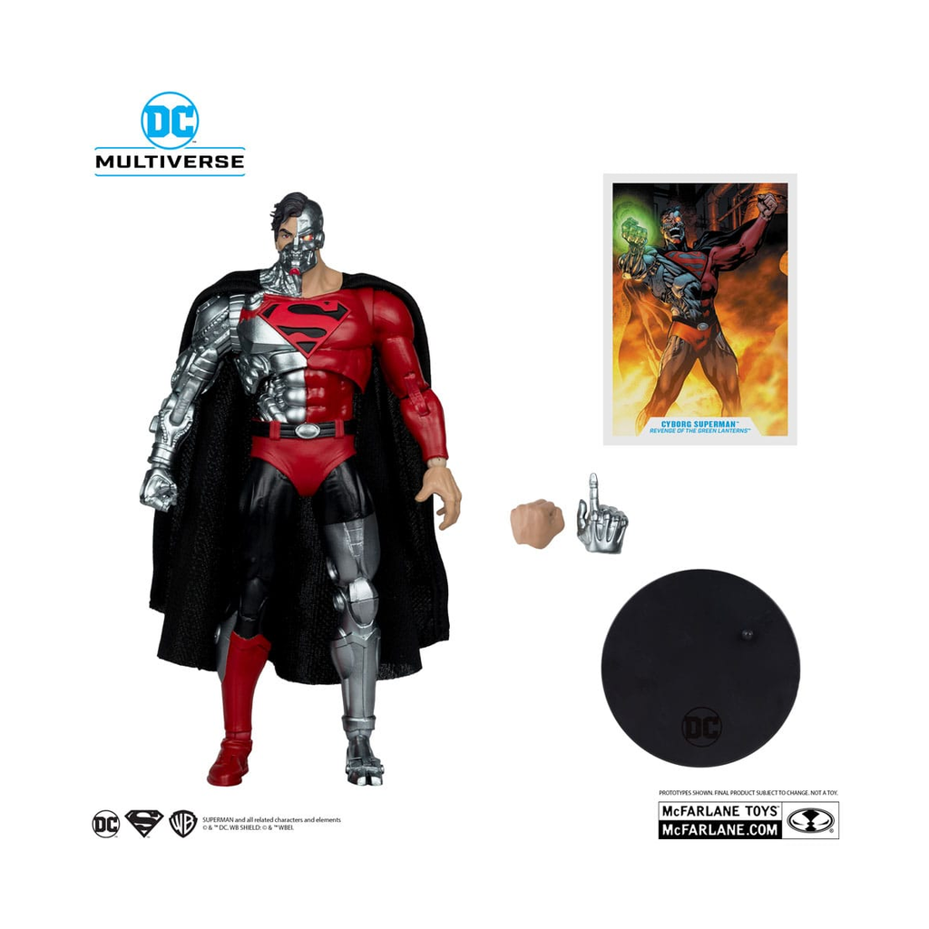 Figura Cyborg Superman (Chase) - Revenge of the Green Lanterns - DC Multiverse - 7