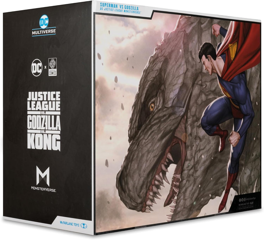 Figura Superman vs Godzilla 2 Pack - DC Justice League Monsterverse - 7