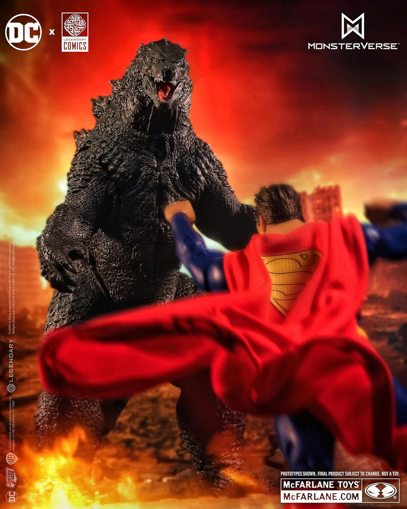Figura Superman vs Godzilla 2 Pack - DC Justice League Monsterverse - 7