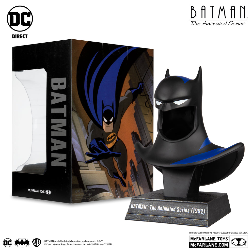 Figura Batman The Animated Series Gold Label - Batman - Cowl Replicas Bundle 1/3 Scale - McFarlane